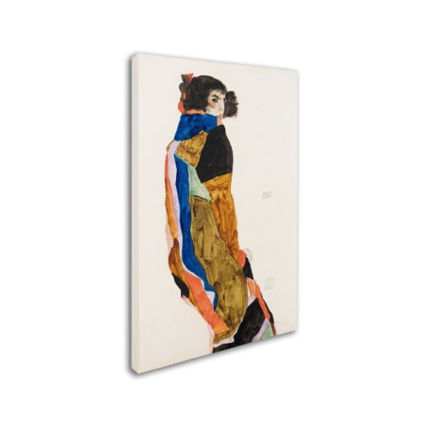 Egon Schiele 'Moa' Canvas Art,16x24